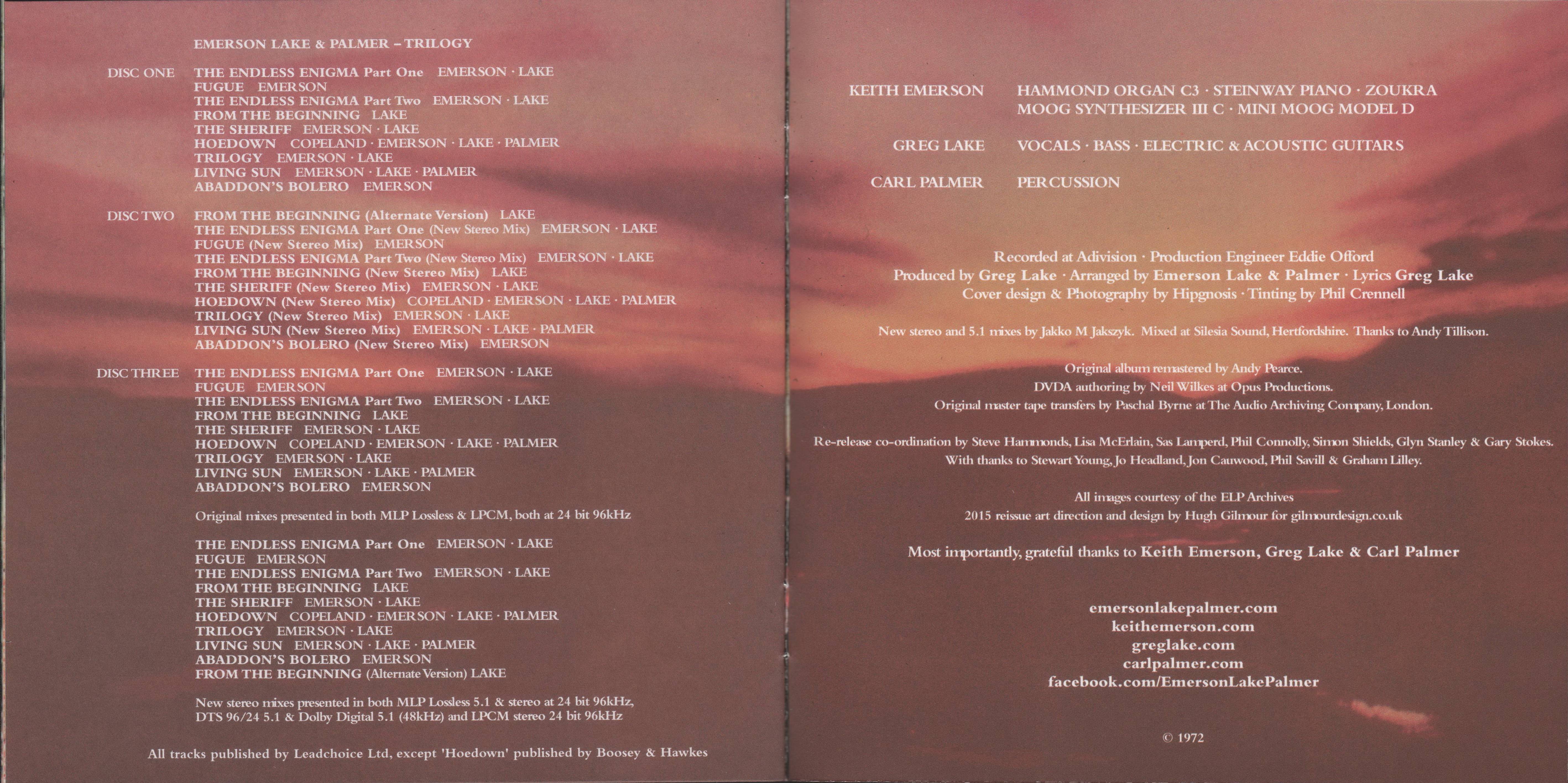 Emerson, Lake and Palmer Trilogy deluxe edition [Booklet08 d]